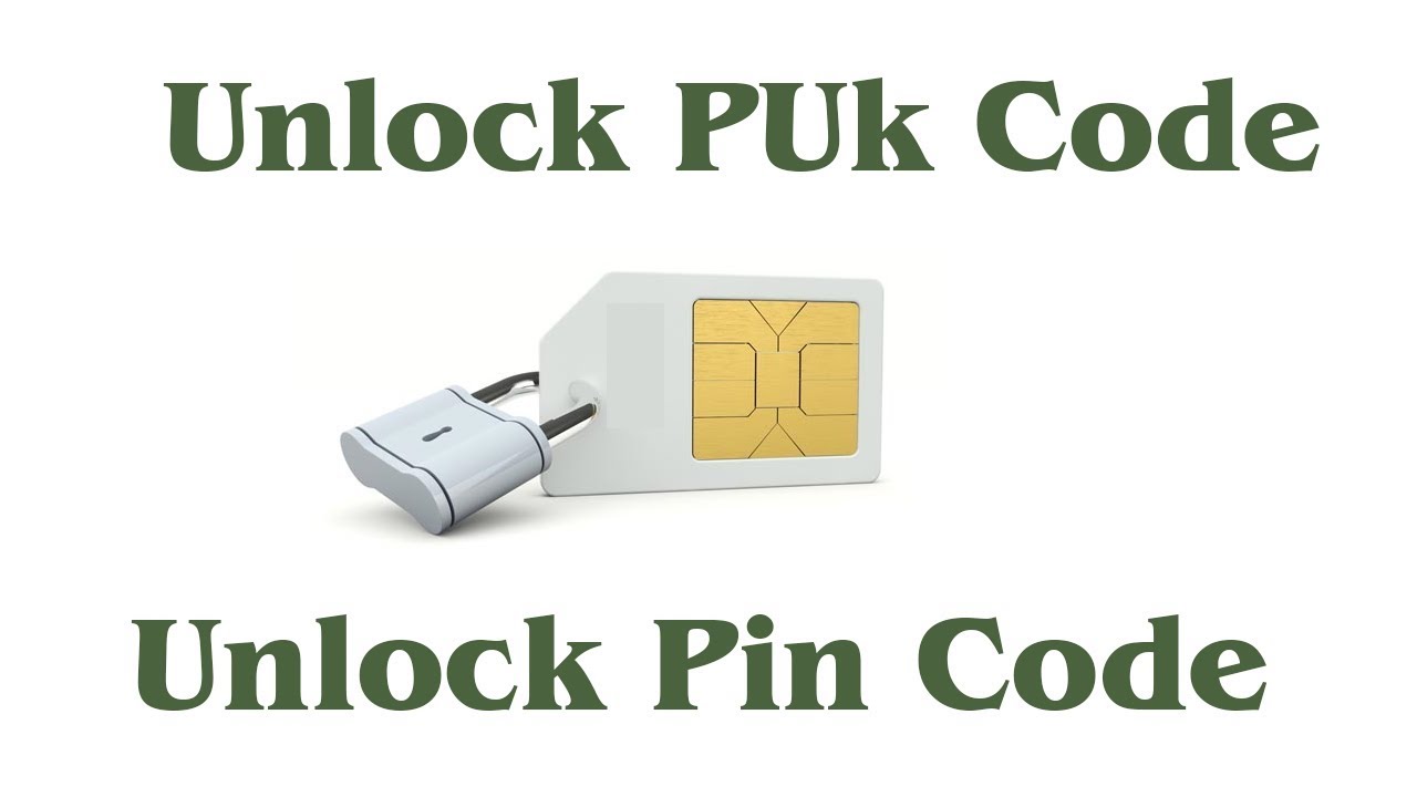 Free puk codes sim cards